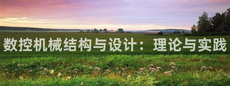 天辰娱乐1980：数控机械结构与设计：理论与实践